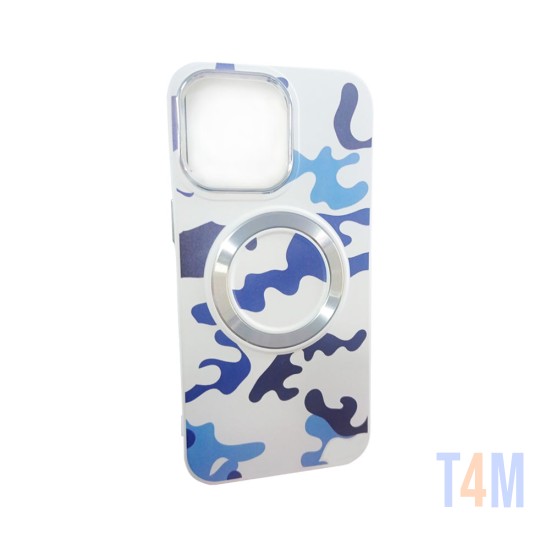 Capa Magnética Designer para iPhone 14 Pro Branco